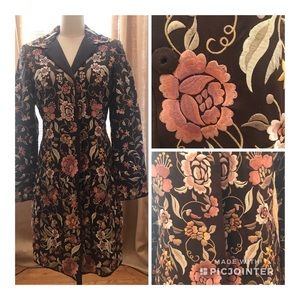 🎉HP🎉 Biya/Johnny Was fully embroidered coat. XS